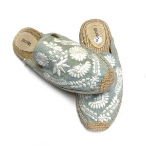 Anthropologie Soludos|  Embroidered Espadrilles